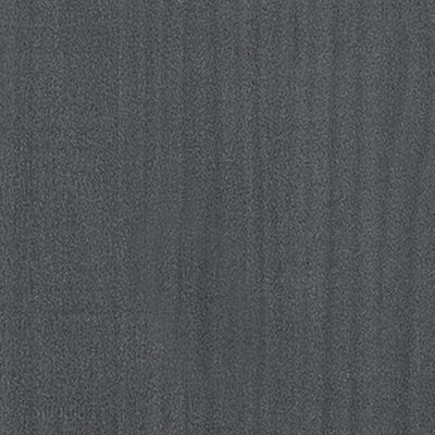 vidaXL bogskab/rumdeler 40x30x103,5 cm massivt fyrretræ grå