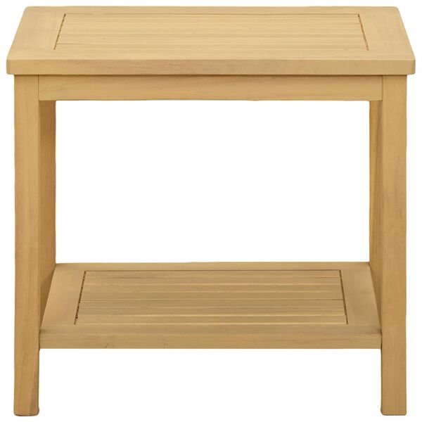 vidaXL Sidebord Olie Naturlig 50 x 35 x 45 cm Massivt Akacietr&aelig;
