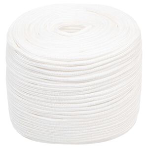 vidaXL Multifunktionelt universaltov 6 mm 250 m Hvid PP