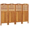 vidaXL 4-panels rumdeler 162x2x115 cm massivt akacietr&aelig;