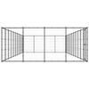 vidaXL udend&oslash;rs hundebur 53,24 m&sup2; st&aring;l