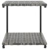 vidaXL 2-personers solseng til haven med hynder polyrattan gr&aring;