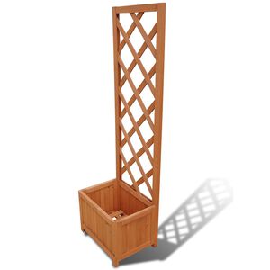 vidaXL plantekasse med espalier 40 x 30 x 135 cm