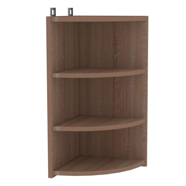 vidaXL v&aelig;gh&aelig;ngt hj&oslash;rnehylde 30x31,5x60 cm konstrueret tr&aelig; sonoma-eg