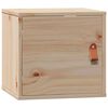 vidaXL v&aelig;gskab 31,5x30x30 cm massivt tr&aelig; fyrretr&aelig;