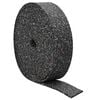 vidaXL Gummigranulat rulle Sort 2000 x 10 x 0,6 cm Gummi