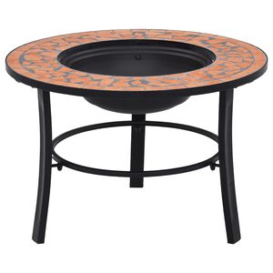 vidaXL b&aring;lfad mosaik 68 cm keramik terracottafarvet