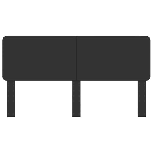 vidaXL Hovedg&aelig;rde Sort eg 200 cm Konstrueret tr&aelig;