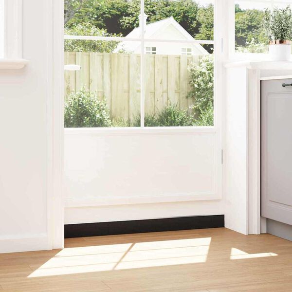 vidaXL Skruemonterede d&oslash;rb&oslash;rste t&aelig;tninger 12 pcs S&oslash;lv 100 cm