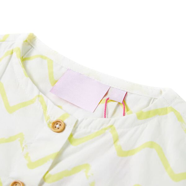 T-shirt til børn str. 116 ecrufarvet