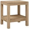 vidaXL badev&aelig;relsesbord 45x35x45 cm massivt teaktr&aelig;