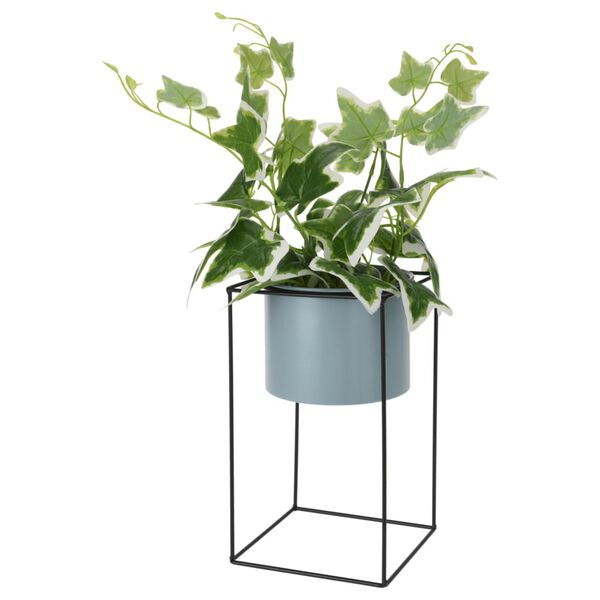 H&S Collection kunstig plante i krukke med metalstativ 44 cm