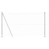 vidaXL Hegnsp&aelig;l S&oslash;lv 50 x 1,2 m (36 mm net) St&aring;l