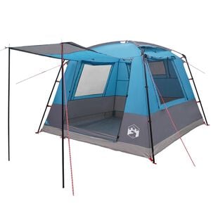 vidaXL Party Tent 10-personers Bl&aring; 185T Polyester med PU Coating