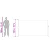 vidaXL sidemarkise til terrasse 160x300 cm sort