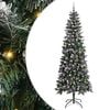 vidaXL Kunstigt juletr&aelig; Gr&oslash;n 240 cm PVC, plastik og st&aring;l