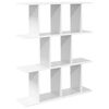 vidaXL V&aelig;ghylde Hvid 80 x 20 x 96 cm Konstrueret tr&aelig;