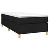 vidaXL Boxspring sengeramme 90x200 cm stof sort