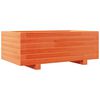 vidaXL plantekasse 70x40x26,5 cm massivt fyrretr&aelig; gyldenbrun