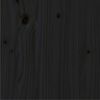 vidaXL sengeramme 90x200 cm massivt fyrretr&aelig; sort