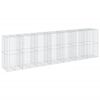 vidaXL gabionkurv med cover 700x100x200 cm galvaniseret jern