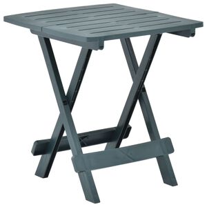 vidaXL foldbart havebord 45x43x50 cm plastik gr&oslash;n