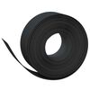 vidaXL Havekant 25 m 20 cm PE Sort