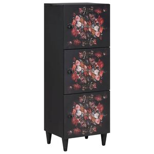 vidaXL Opbevaringsskabe Flerfarvet 40 x 33,5 x 110 cm Massivt mangotr&aelig;