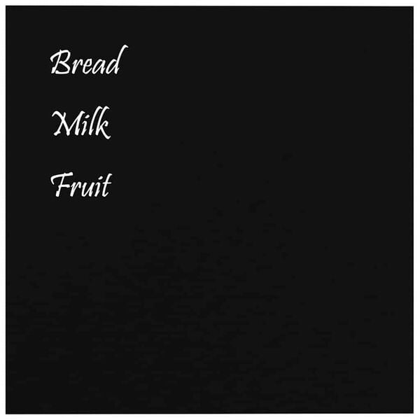 vidaXL v&aelig;gh&aelig;ngt magnettavle 60x60 cm h&aelig;rdet glas sort