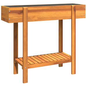 vidaXL h&oslash;jbed 90x30x75 cm massivt akacietr&aelig;