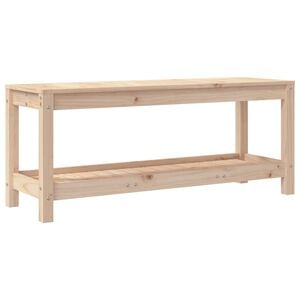 vidaXL haveb&aelig;nk 108x35x45 cm massivt fyrretr&aelig;