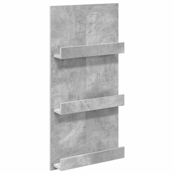 vidaXL Magasin Rack Beton Gr&aring; 51 x 11 x 102 cm Konstrueret tr&aelig;