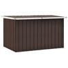 vidaXL Opbevaringsbokse Galvaniseret st&aring;l 149 x 99 x 93 cm Brun
