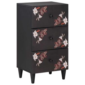 vidaXL Opbevaringsskabe Flerfarvet 40 x 33,5 x 75 cm Massivt mangotr&aelig;