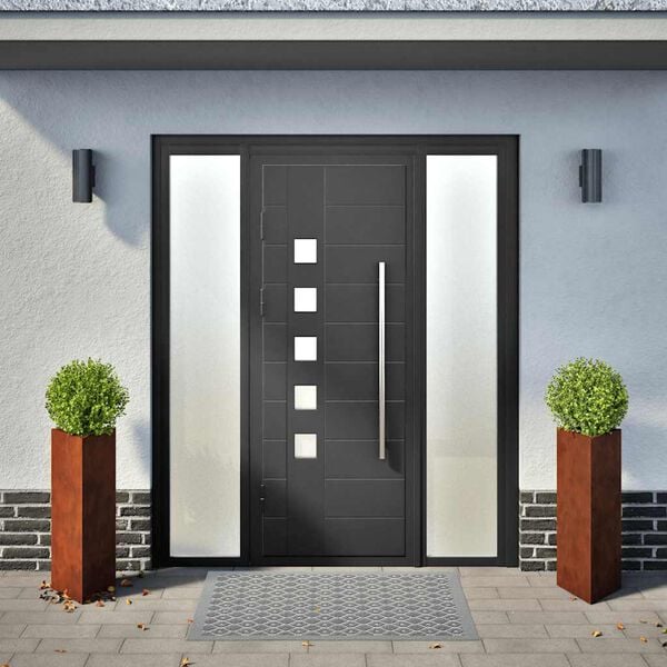 vidaXL plantekasser 2stk. 40x40x75 cm trekantet vejrbestandigt st&aring;l