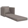 vidaXL Sovesofa 60cm Gr&aring;brun Stof