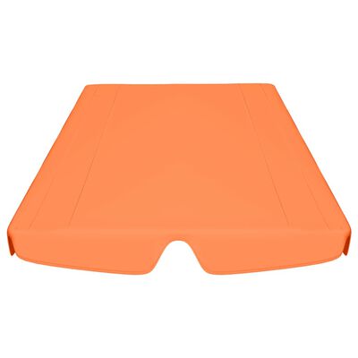 vidaXL baldakin til havegynge 150/130x105/70 cm orange