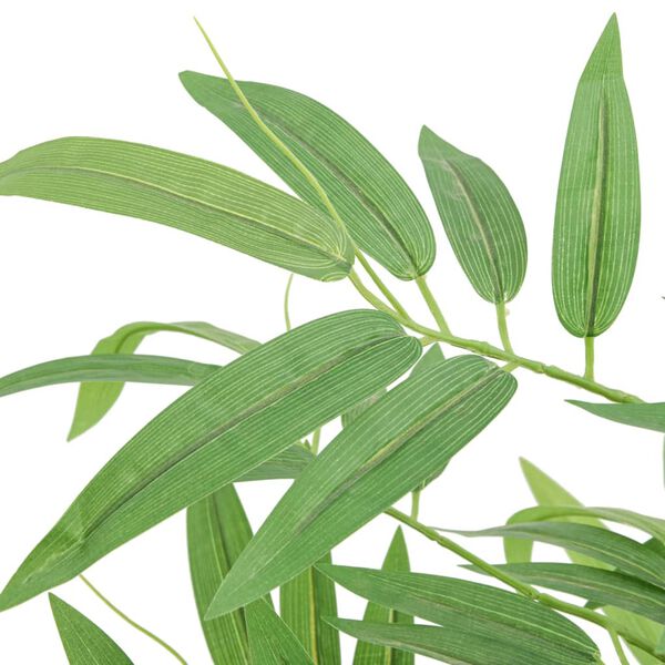 vidaXL kunstigt bambustr&aelig; 384 blade 120 cm gr&oslash;n