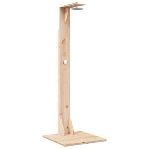 vidaXL Udend&oslash;rs bruser 214,5 cm Massivt fyrretr&aelig; og rustfrit st&aring;l