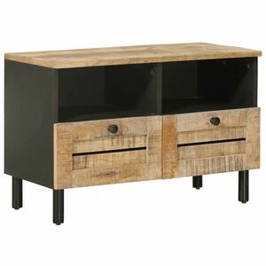 vidaXL Opbevaringsskabe Naturfarvet 70 x 33 x 46 cm Massivt mangotr&aelig;