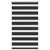 vidaXL zebragardin 90,9x150 cm stofbredde 86,7 cm sort