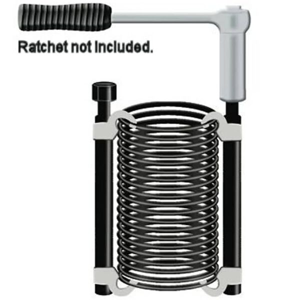 Br&uuml;der Mannesmann fjedersp&aelig;nde 2 stk 300 mm metal 258-1 NEW