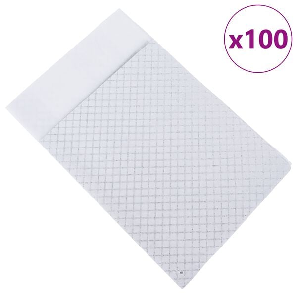 vidaXL Kæledyr Træningspad Ensfarvet 100 pcs 90 x 60 cm