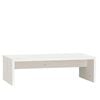 vidaXL sk&aelig;rmholder 50x27x15 cm massivt fyrretr&aelig; hvid
