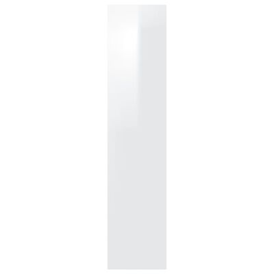 vidaXL bogreol/rumdeler 40x30x135 cm hvid højglans