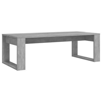 vidaXL sofabord 110x50x35 cm konstrueret træ betongrå