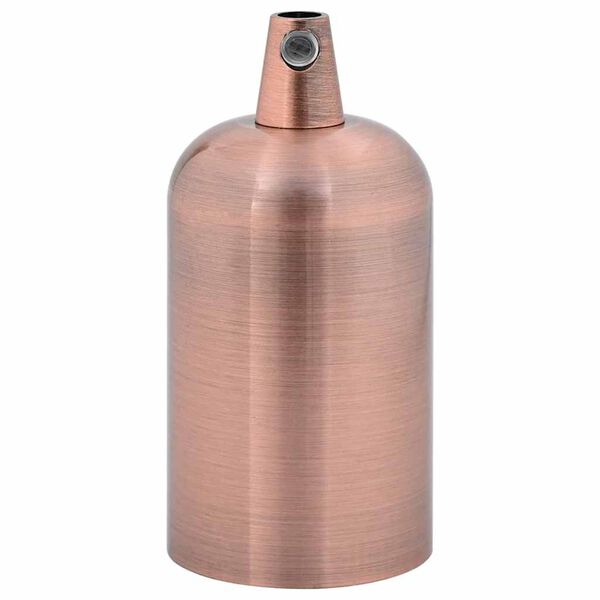 vidaXL lampeholdere 2 stk r&oslash;d bronze E27