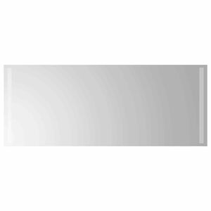 vidaXL LED badev&aelig;relsesspejl Transparent 100 x 40 cm h&aelig;rdet glas