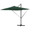 vidaXL Roma Parasol Grøn 286 x 285 x 270 cm Aluminium og Polyester
