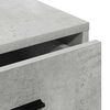 vidaXL Sideboard med skuffe Betongr&aring; 40 x 41 x 75 cm Konstrueret tr&aelig;